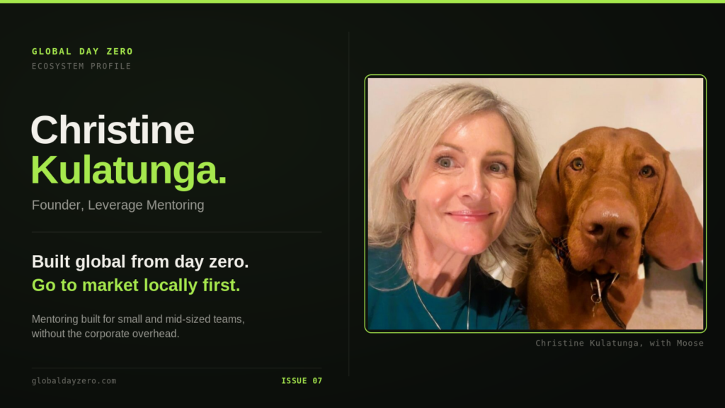 Built Global From Day Zero: How Christine Kulatunga Built Leverage Mentoring for Small Business